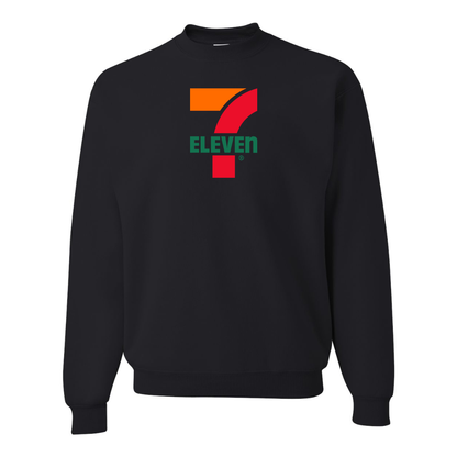 Men's 7 Eleven Logo  JERZEES NuBlend Crewneck Sweatshirt