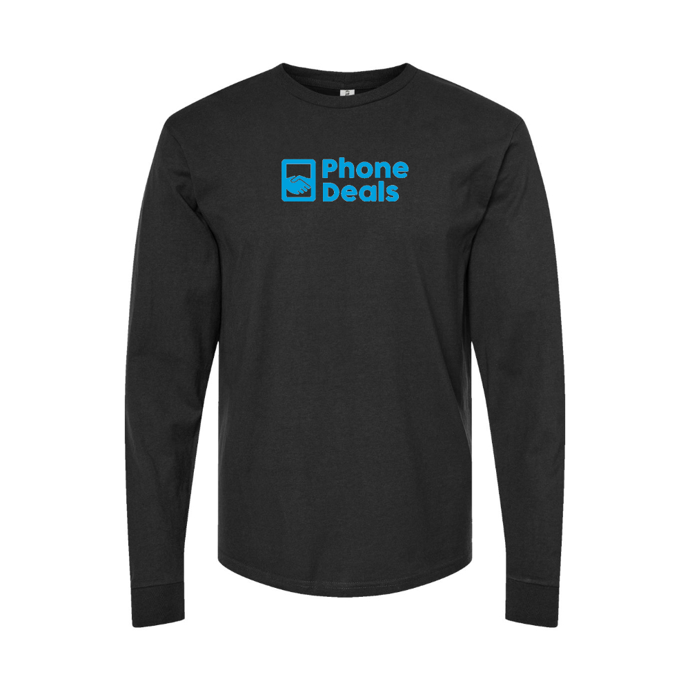Men's MrPhoneDeals Logo Long Sleeve T-Shirt
