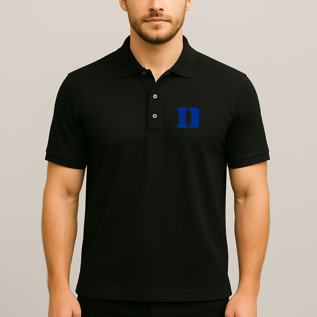 Men's Duke Blue Devils Logo Dry Blend Polo