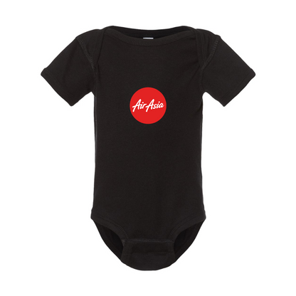 Air Asia Logo  Rabbit Skins Infant Baby Rib Bodysuit