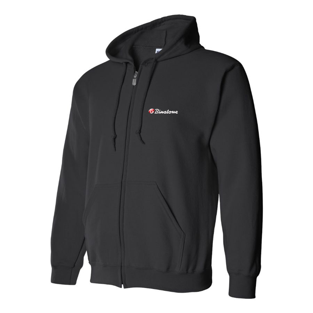 Men's Binatone Logo Zipper Hoodie