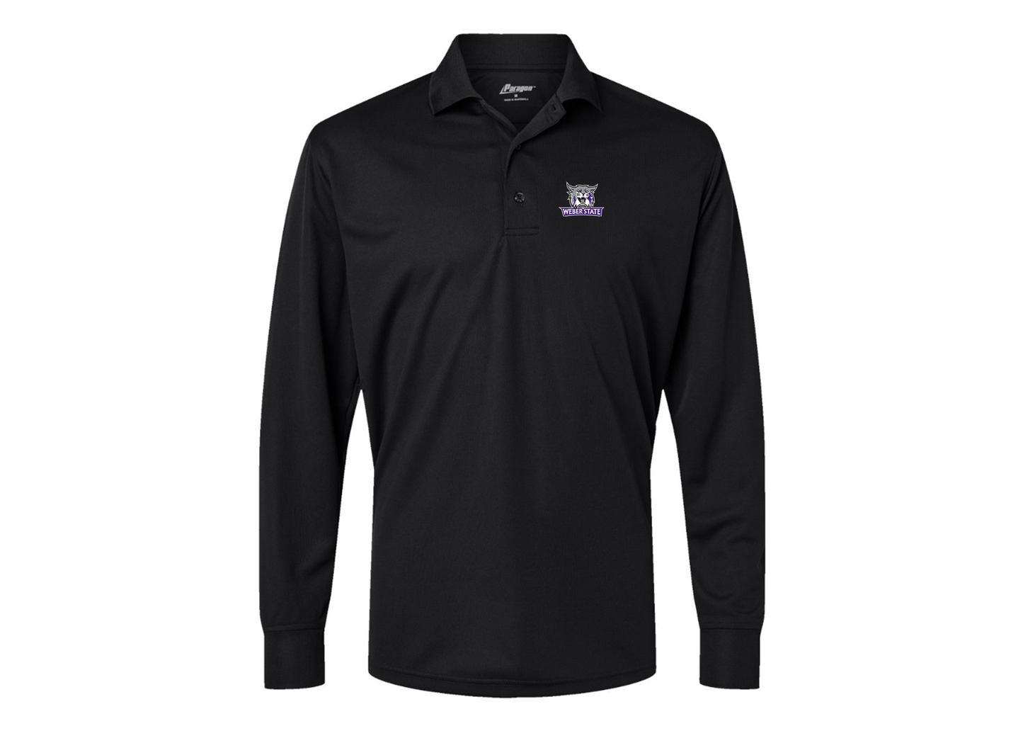Men's Weber State Wildcats Paragon Prescott Long Sleeve Polo