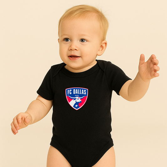 FC Dallas Soccer Logo Baby Romper Onesie