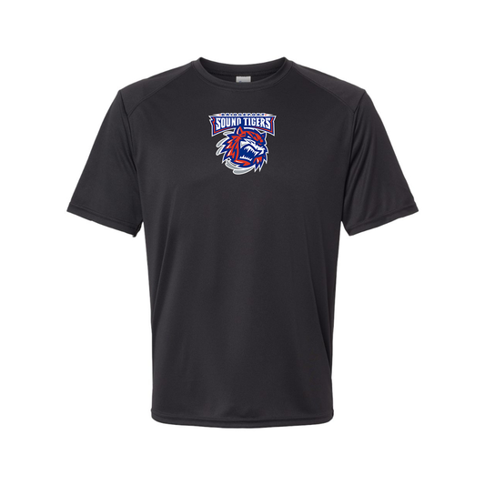 Men's Bridgeport Sound Tigers Logo Polyester T-Shirt