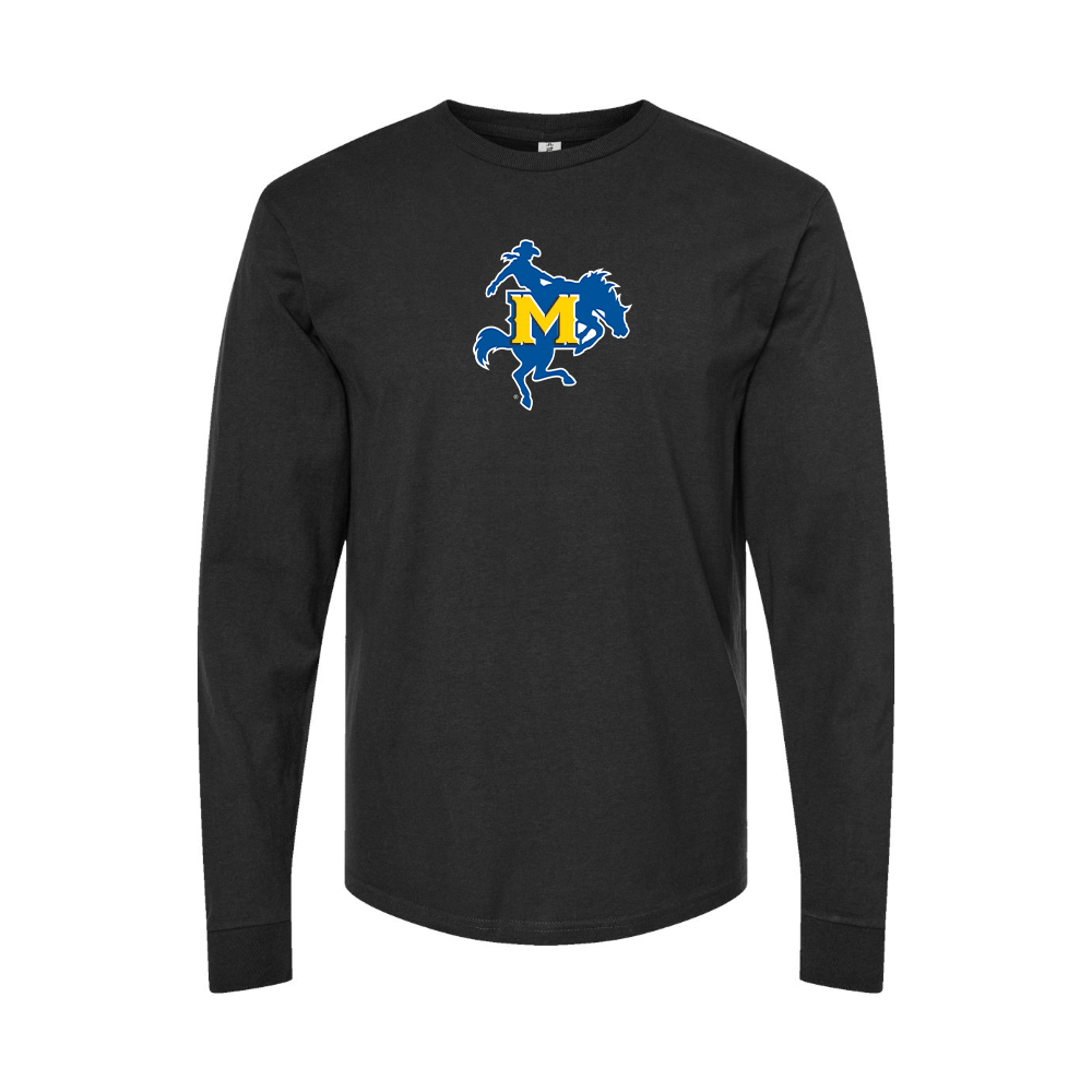Youth McNeese State Cowboys Logo Cotton Long Sleeve T-Shirt