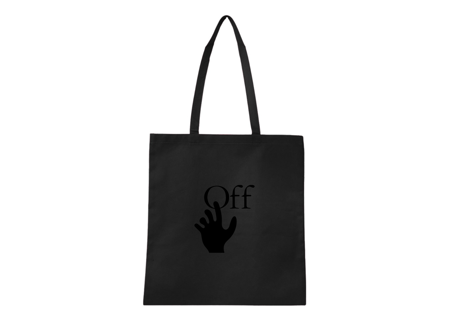 Off-White Hand Q-Tees Non-Woven  Tote