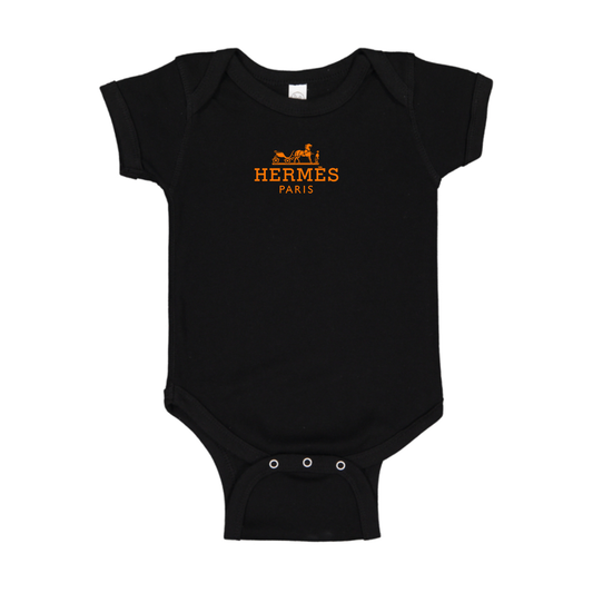 Hermès Logo Baby Romper Onesie