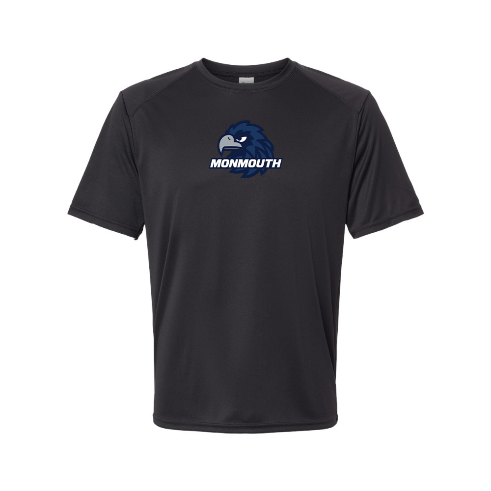 Men's Monmouth Hawks Logo Polyester T-Shirt