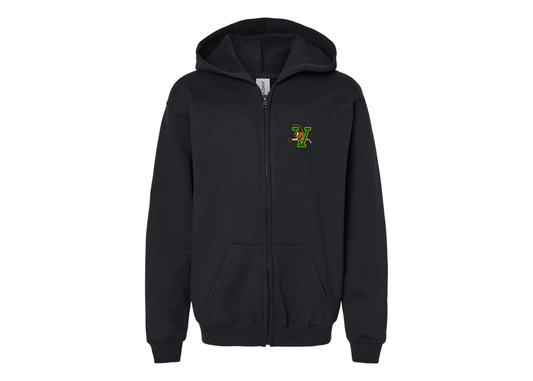 Gildan Heavy Blend Youth Vermont Catamounts Full Zip Hooded Sweatshirt