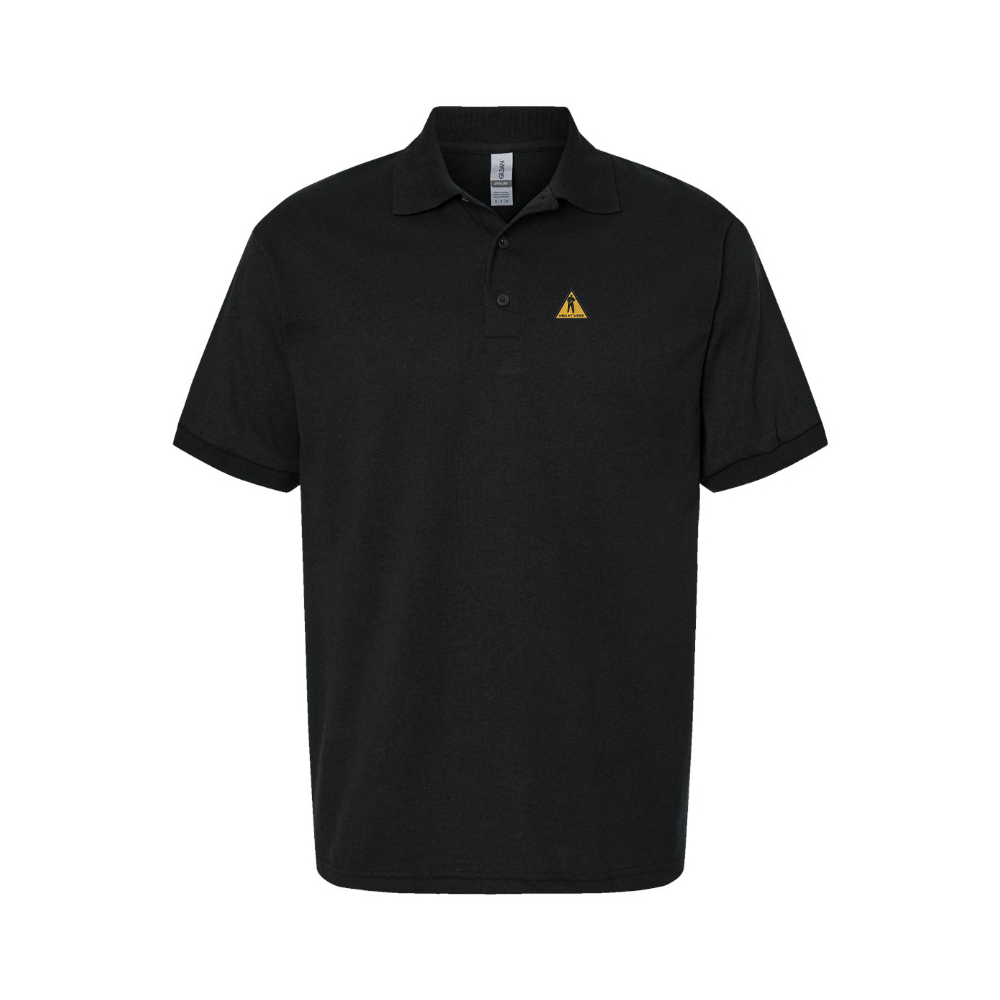 Men's Men at Work Logo Dry Blend Polo