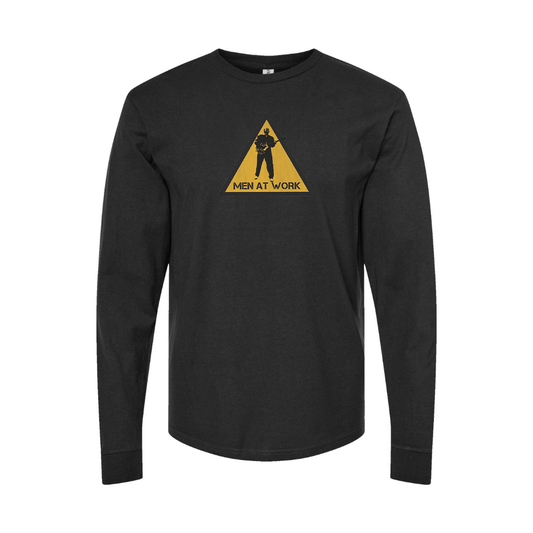 Men's Men at Work Logo Long Sleeve T-Shirt