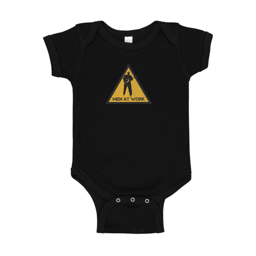 Men at Work Logo Baby Romper Onesie