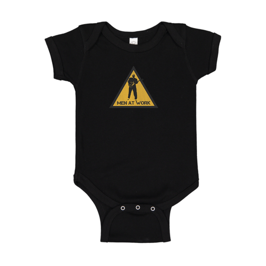 Men at Work Logo Baby Romper Onesie
