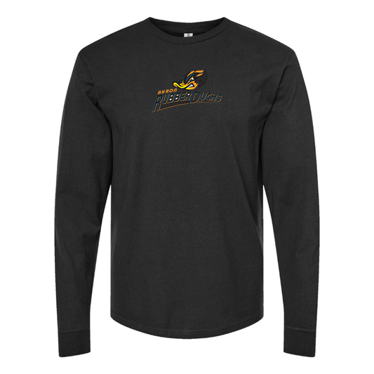 Youth Akron RubberDucks Logo Cotton Long Sleeve T-Shirt
