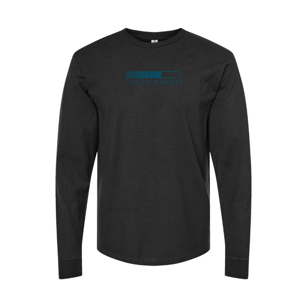 Youth Italdesign Logo Cotton Long Sleeve T-Shirt