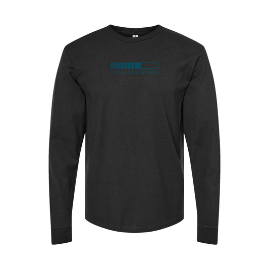 Youth Italdesign Logo Cotton Long Sleeve T-Shirt