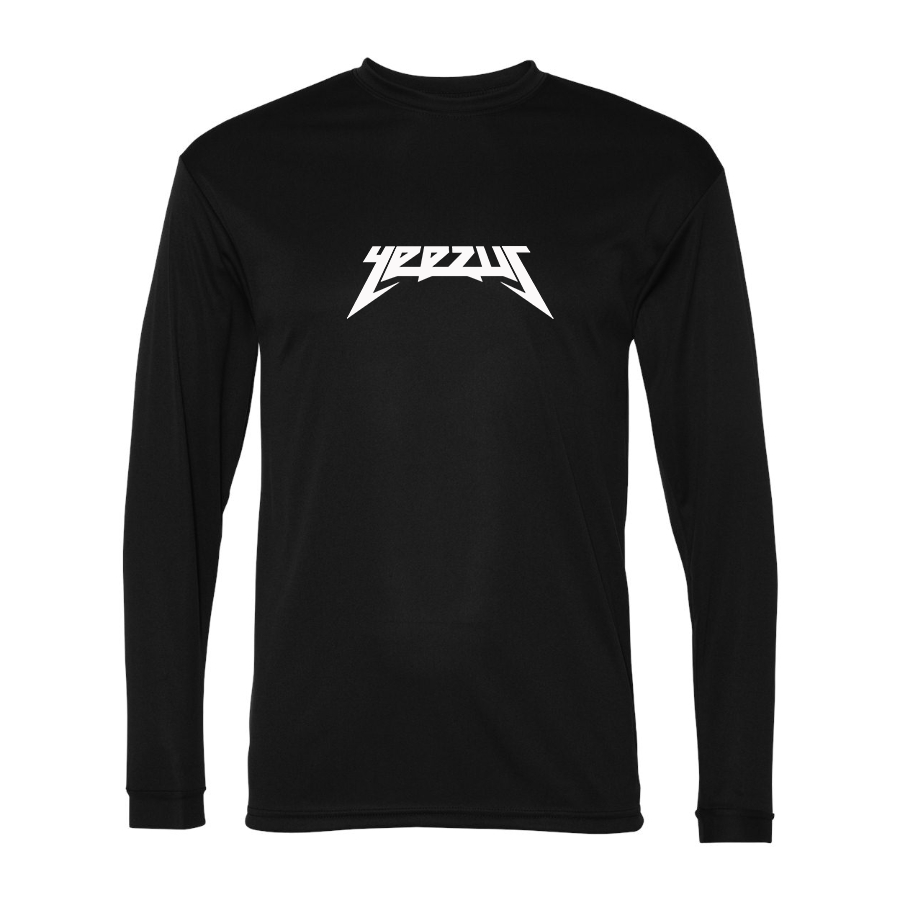 Men’s Kanye West Yeezus Music - Polyester Long Sleeve T-Shirt - 5104