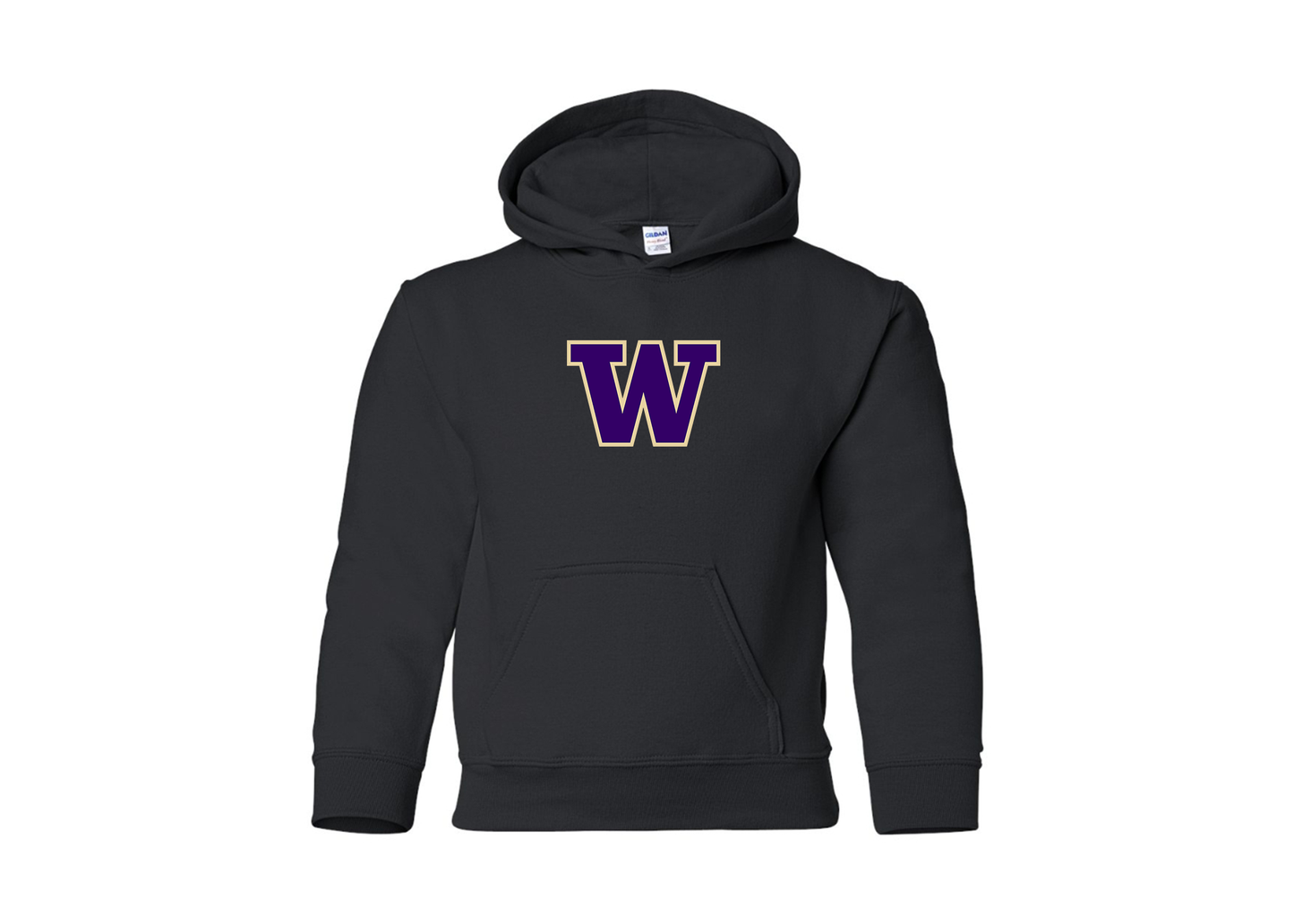 Youth Washington Huskies Gildan Heavy Blend  Hooded Sweatshirt