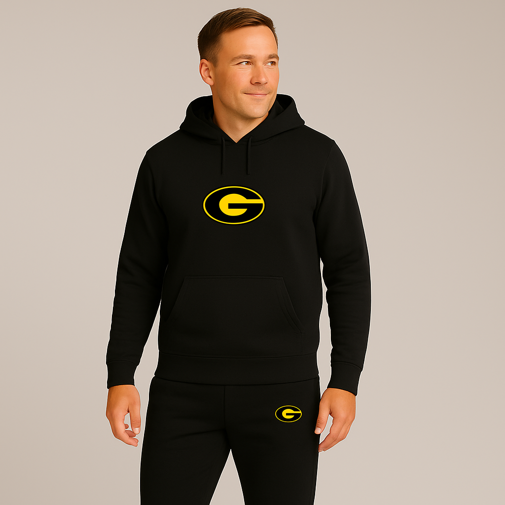Men's Grambling State Tigers Logo Hoodie Joggers Set