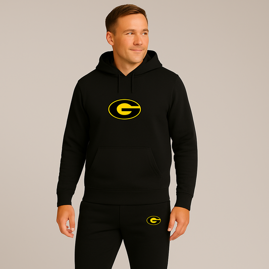 Men's Grambling State Tigers Logo Hoodie Joggers Set