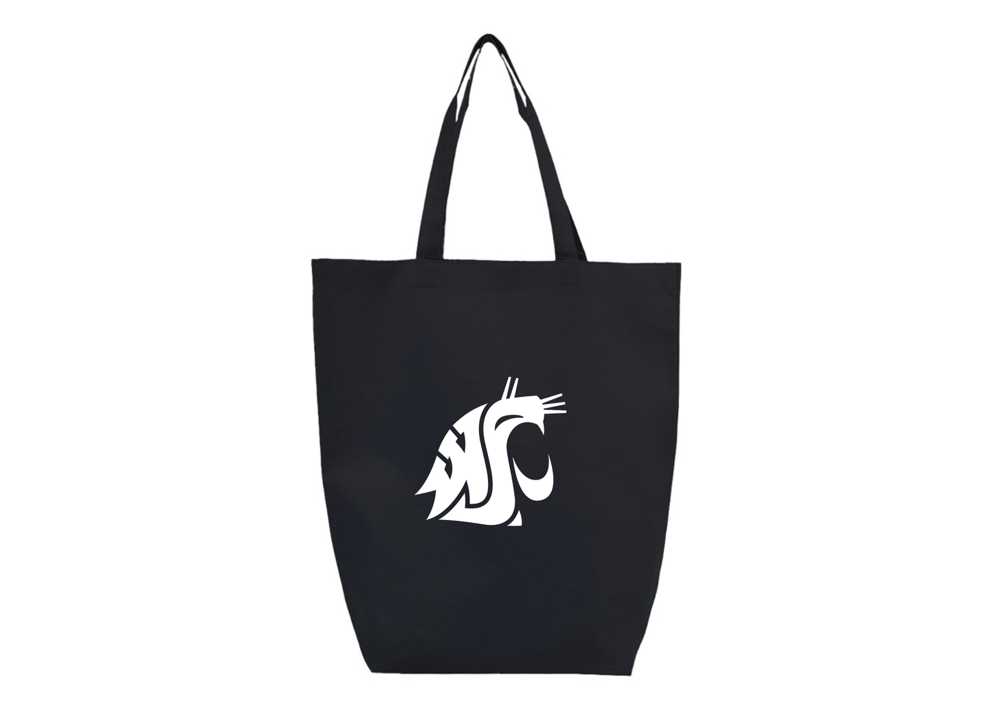 Washington State Cougars Q-Tees Non-Woven Gusset Bottom Tote