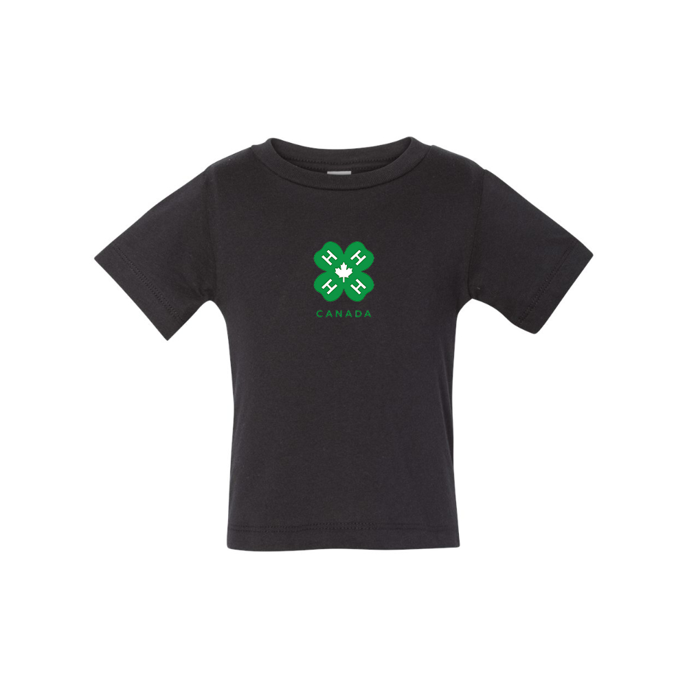 4H Canada Logo BELLA CANVAS Infant Jersey Tee
