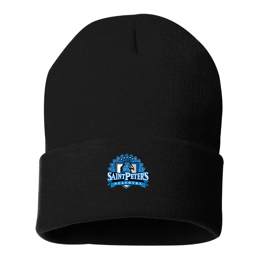 Saint Peters Peacocks Logo Beanie Hat