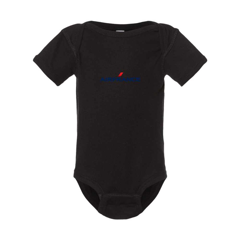 Air France Logo Rabbit Skins Infant Baby Rib Bodysuit
