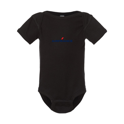 Air France Logo Rabbit Skins Infant Baby Rib Bodysuit