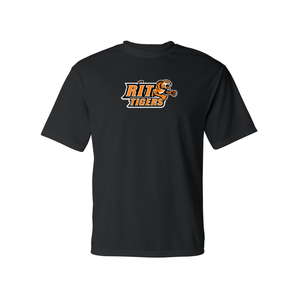 Men's RIT Tigers Logo Polyester T-Shirt