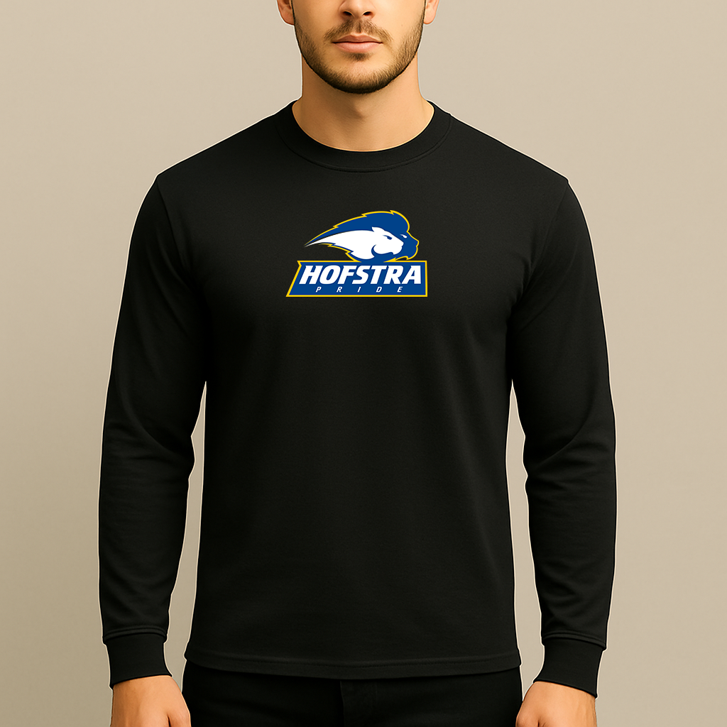 Men's Hofstra Pride Logo Long Sleeve T-Shirt