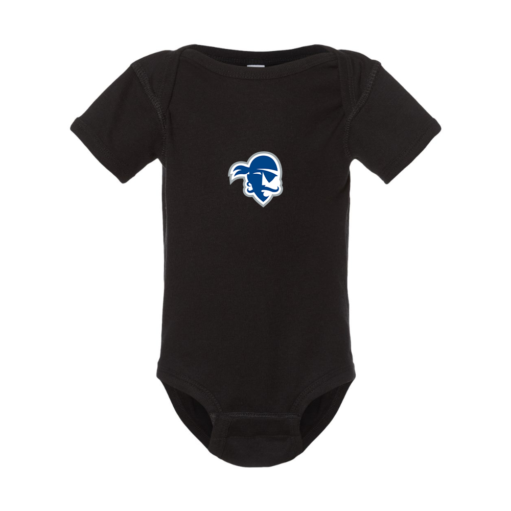 Seton Hall Pirates Logo  Rabbit Skins Infant Baby Rib Bodysuit