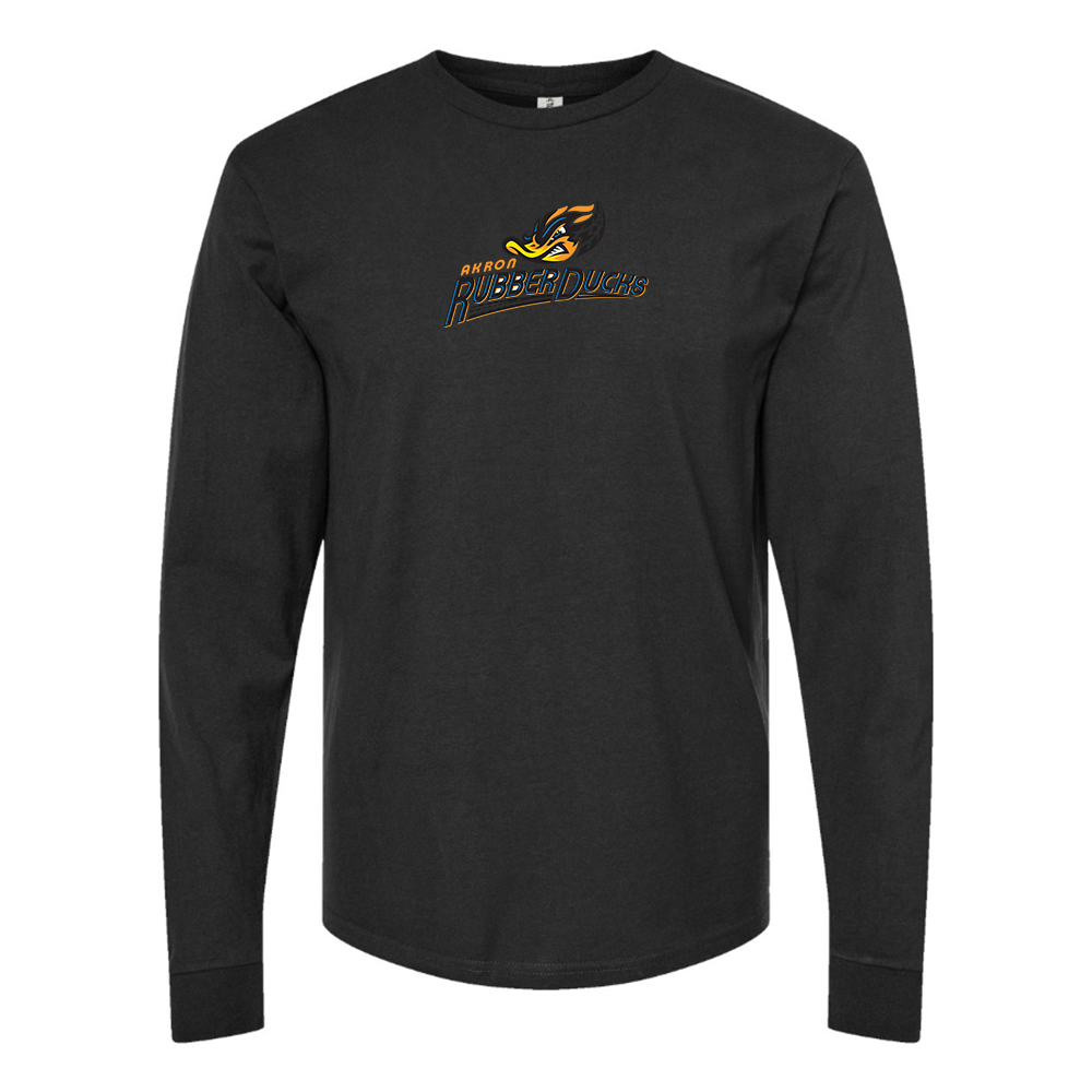 Men's Akron RubberDucks Logo Long Sleeve T-Shirt