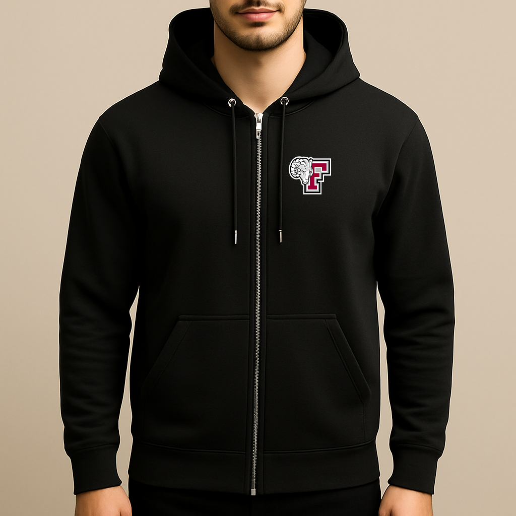 Men's Fordham Rams Logo Zipper Hoodie