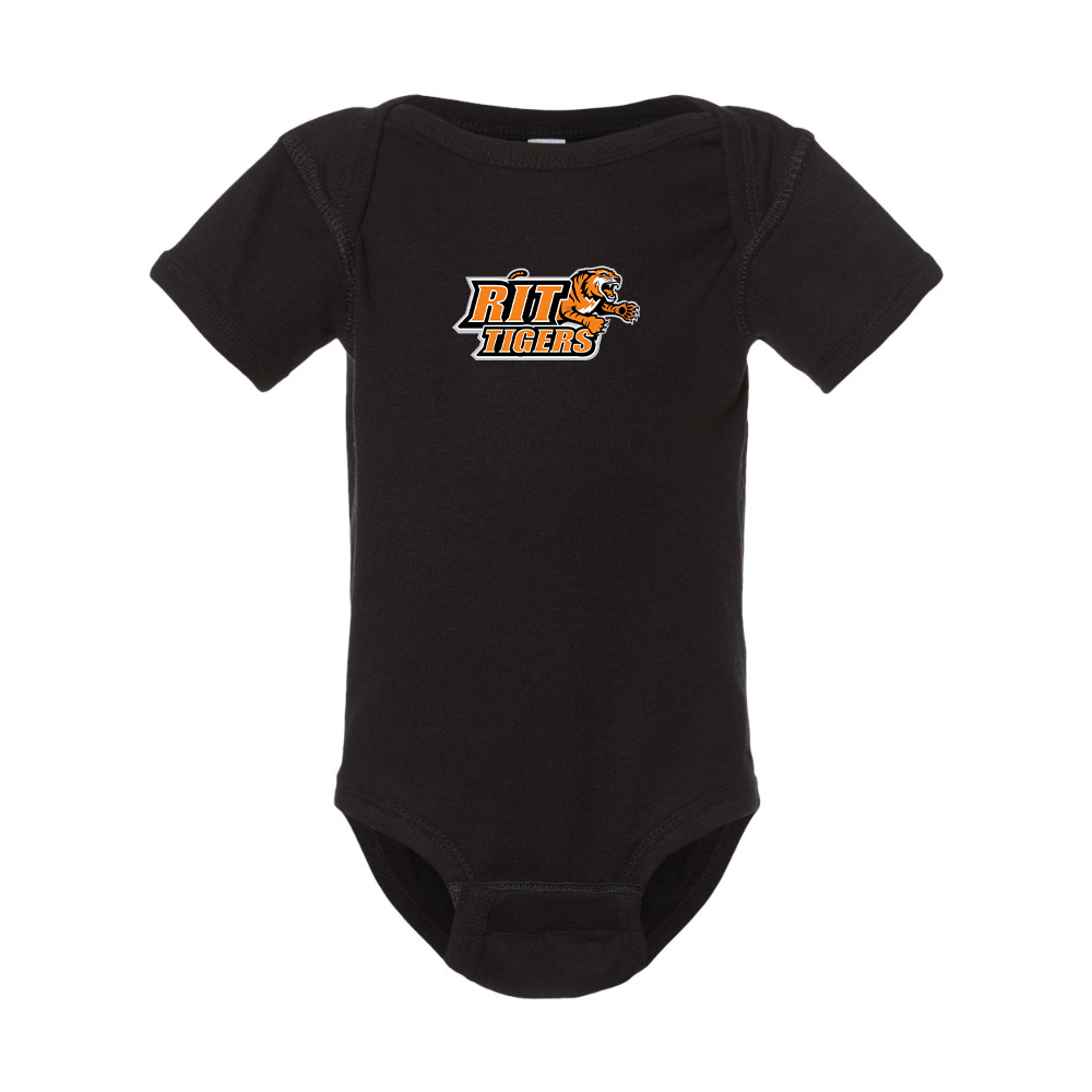 RIT Tigers Logo Rabbit Skins Infant Baby Rib Bodysuit