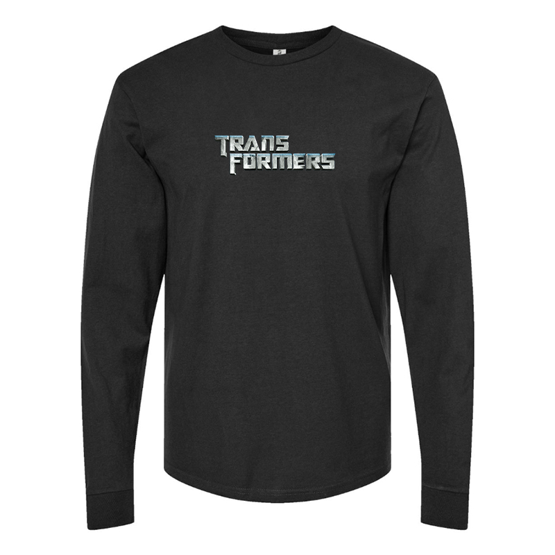 Youth Transformers Logo Cotton Long Sleeve T-Shirt