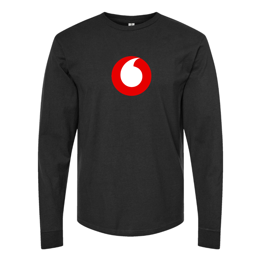 Men's Vodafone Logo Long Sleeve T-Shirt