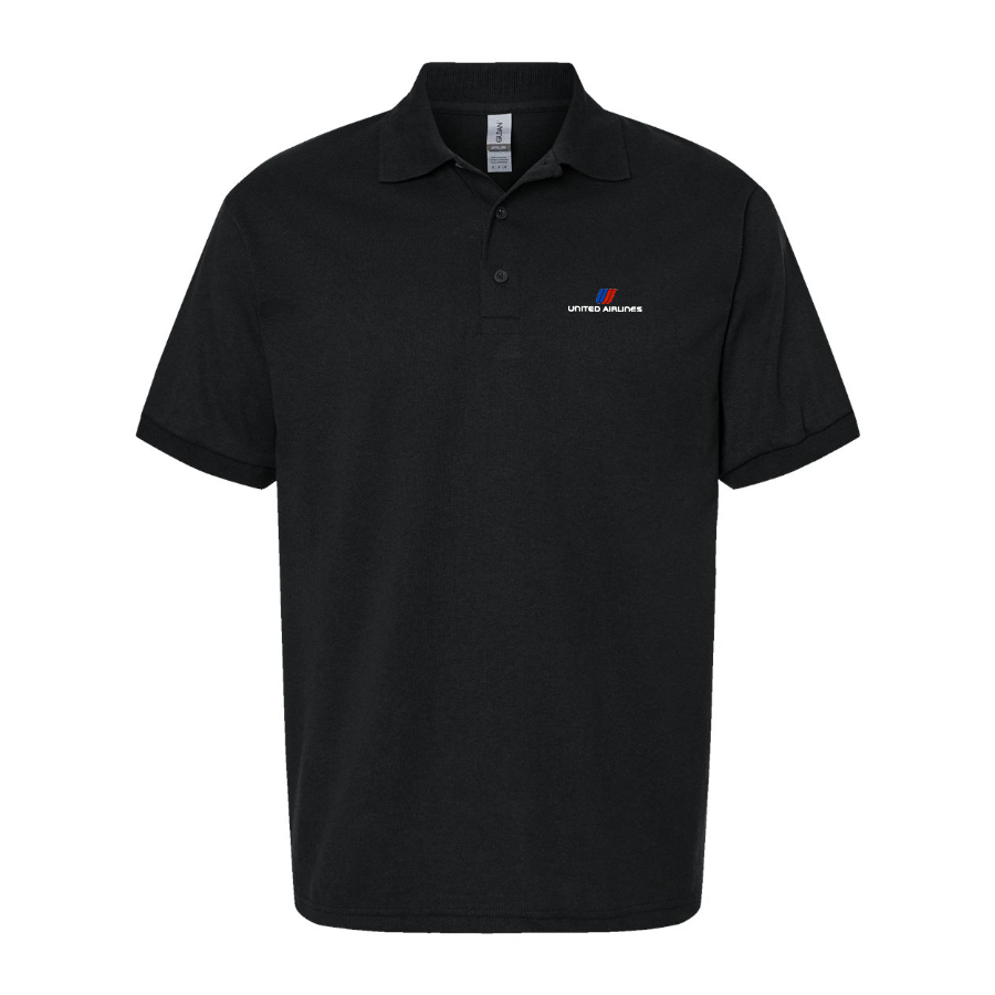 Men's United Airlines Logo Dry Blend Polo
