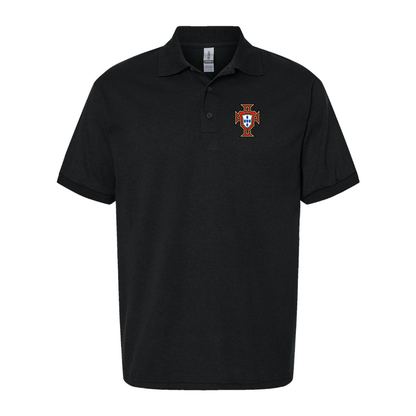 Men's Portugal National Soccer Team Dry Blend Polo