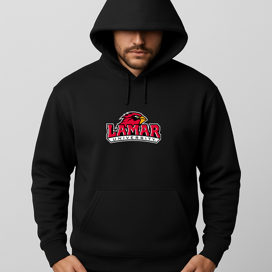 Men's Lamar Cardinals Logo Pullover Hoodie