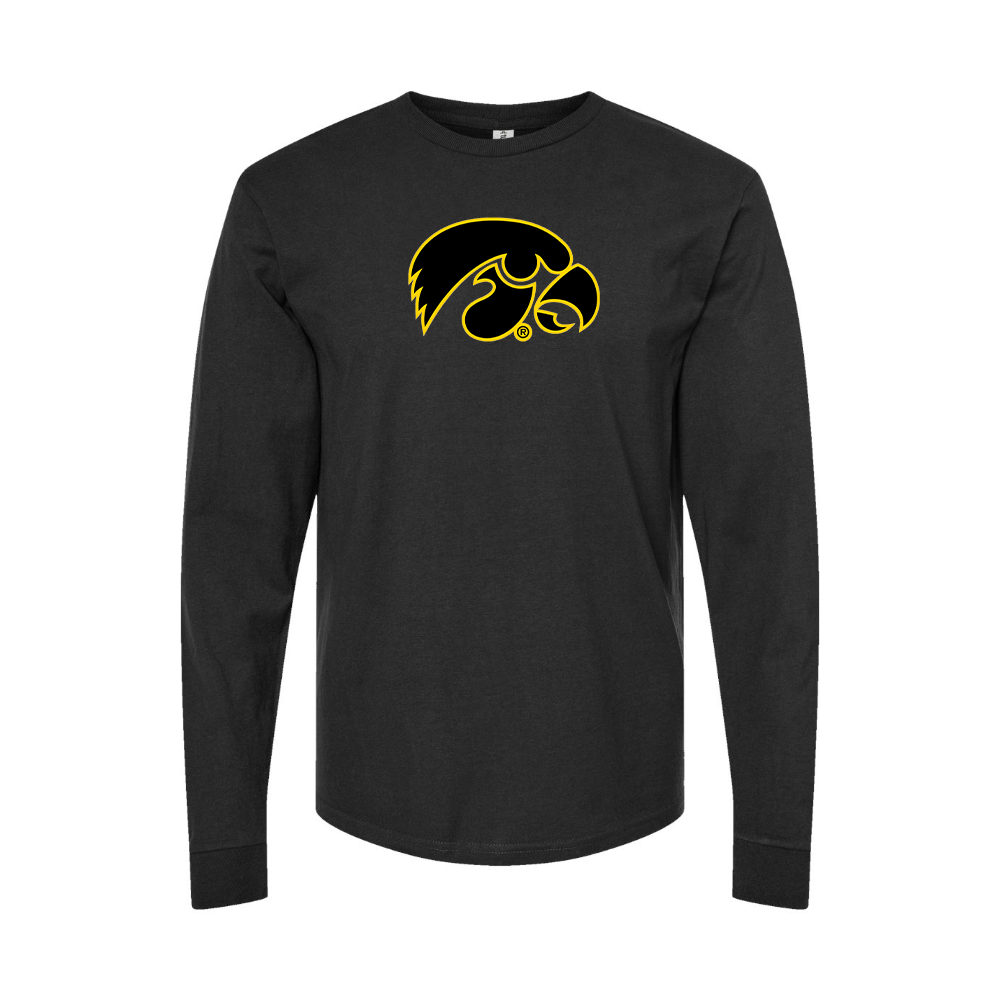 Men's Lowa Hawkeyes Logo Long Sleeve T-Shirt