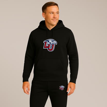 Men's Liberty Flames Logo Hoodie Joggers Set