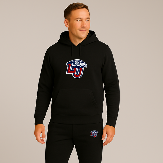 Men's Liberty Flames Logo Hoodie Joggers Set