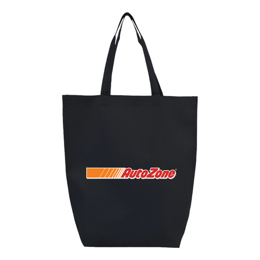 AutoZone Logo Q-Tees Non-Woven Gusset Bottom Tote