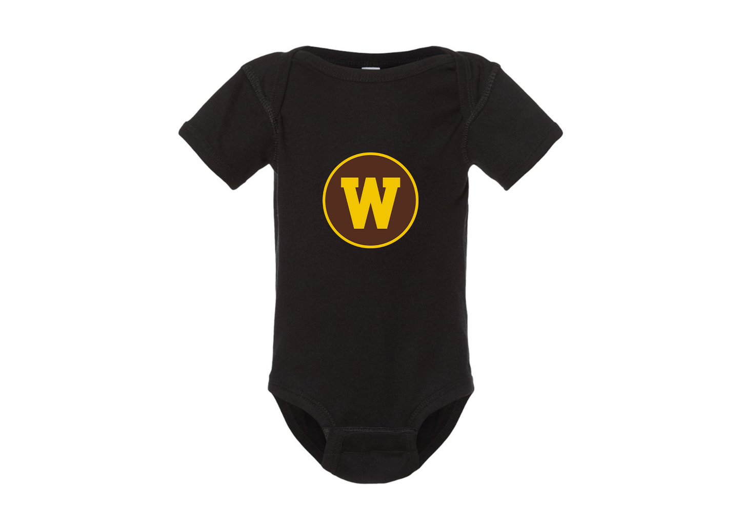 Western Michigan Broncos Rabbit Skins Infant Baby Rib Bodysuit