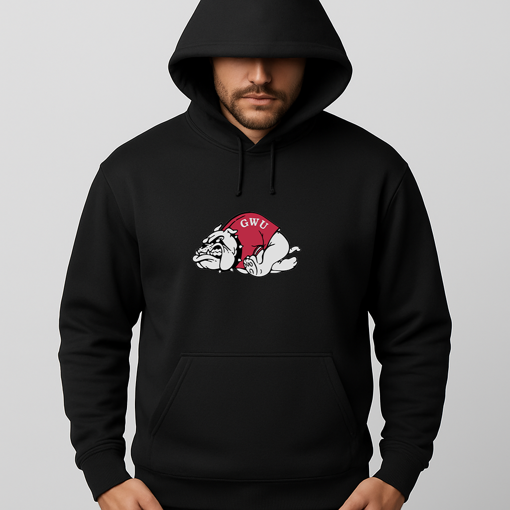 Men's Gardner Webb Bulldogs Logo Pullover Hoodie