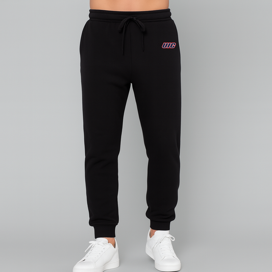 Men's Illinois Chicago Flames Logo Joggers Sweatpants
