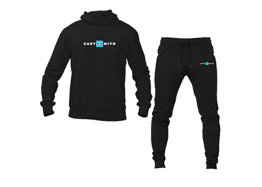 Men's Cartoonito Logo Hoodie Joggers Set
