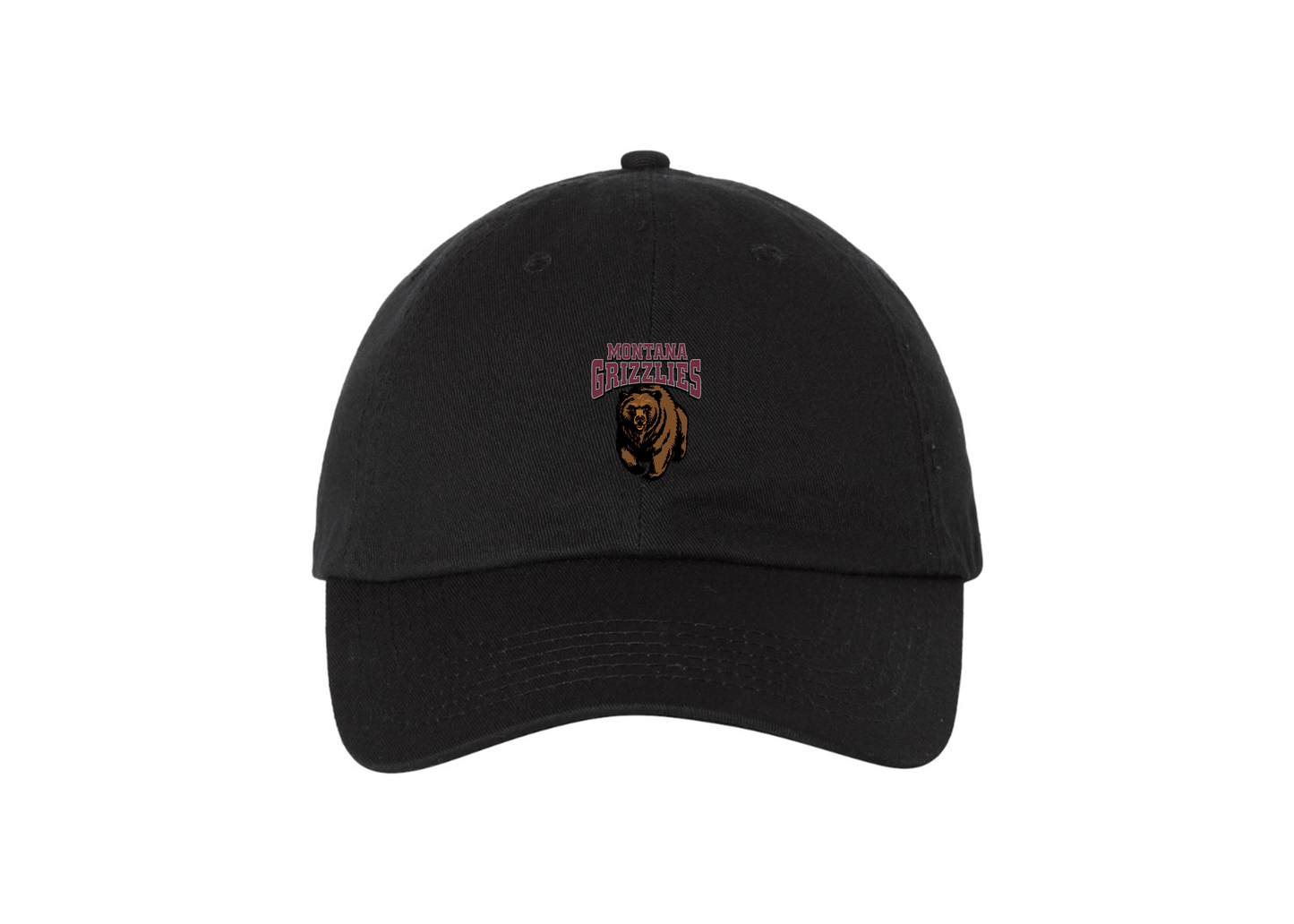 Montana Grizzliesl Valucap Adult Bio-Washed Classic Dad Hat