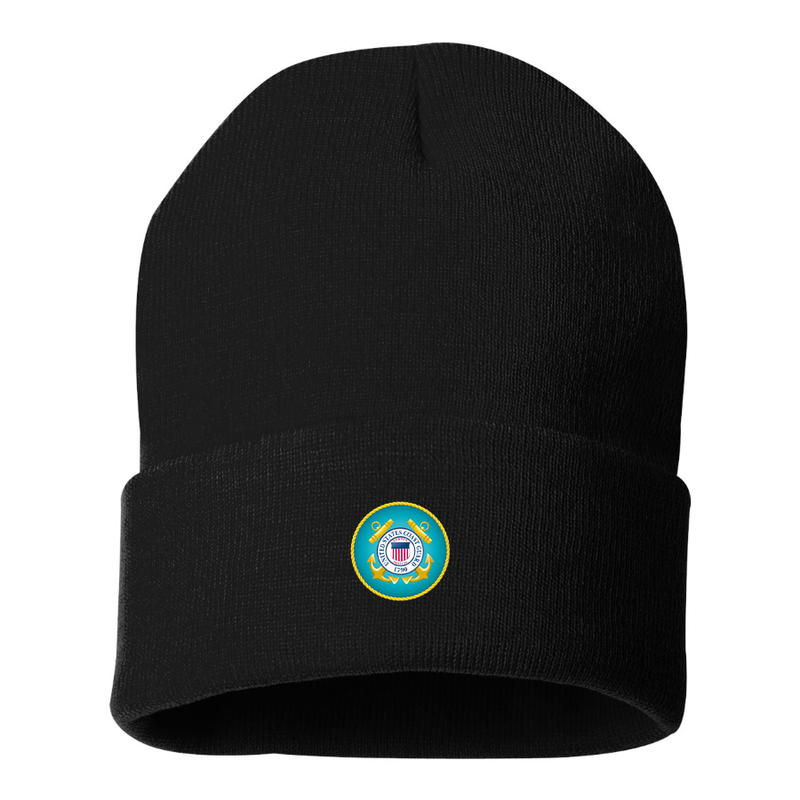 Coast Guard Logo Beanie Hat